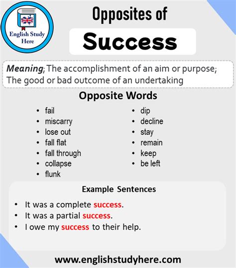 success antonym|Iba pa.